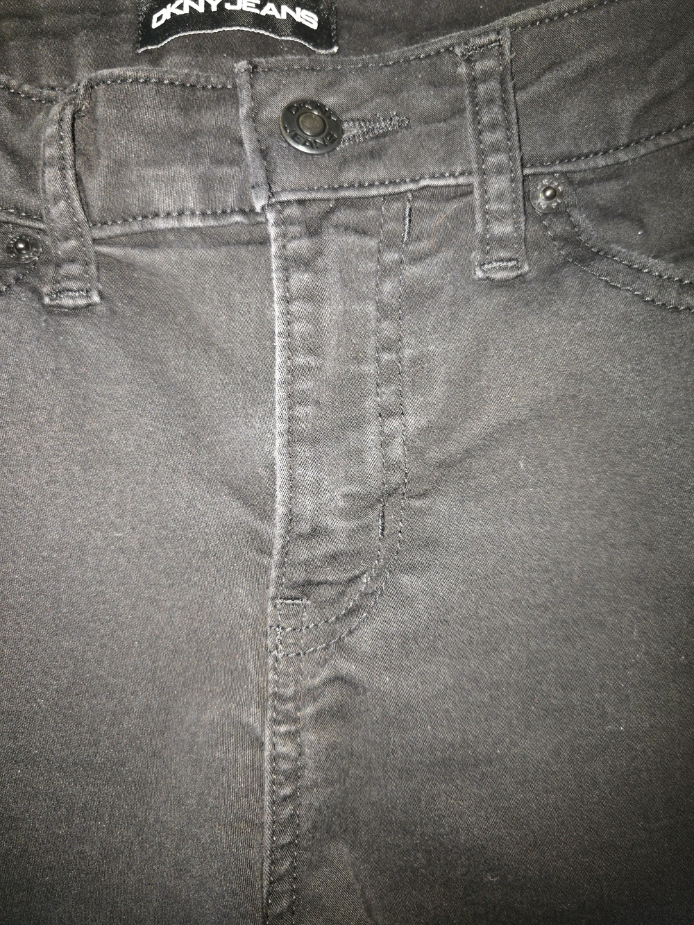 Dkny Women's Black Denim Shorts - Picture 3 of 6
